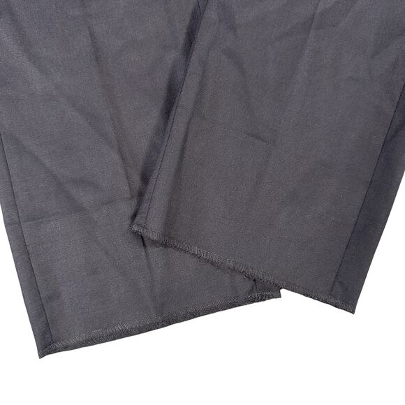 Nordstrom Men's Tech-Smart Trim Fit Trousers Wool Blend Black Pants Size 32 - Picture 4 of 7